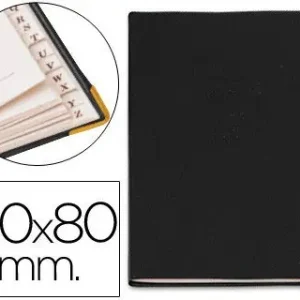 Listin telefonico 9030 tapa flexible tamaÑo 12x8 cm -con cantonera dorada Liquidación