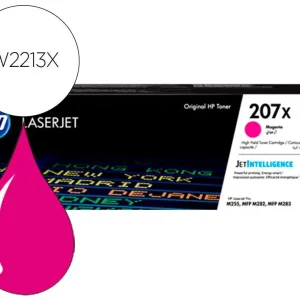 Toner hp 207x color laserjet pro m282nw / m283fdn / m283fdw magenta 2.450 paginas Venta Final