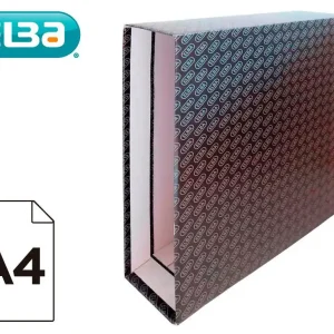 Última Oportunidad Caja archivador de palanca carton forrado elba din a4 lomo 85 mm negro