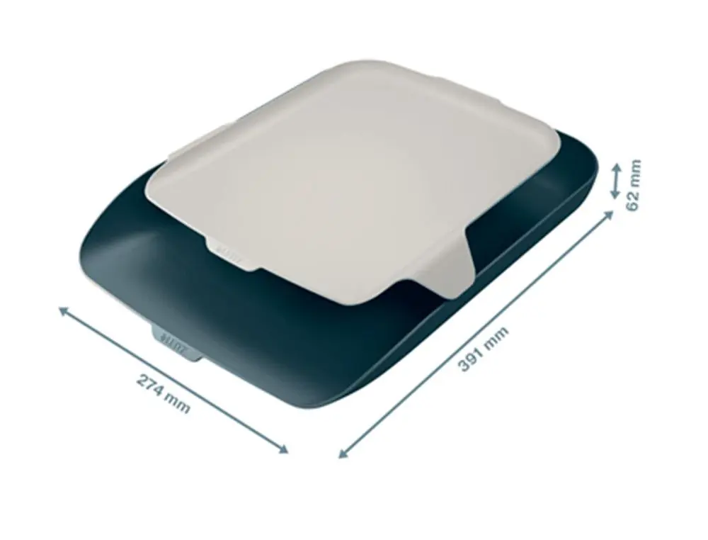 Alta Calidad Bandeja organizadora plastico leitz cosy gris 274x62x391 mm