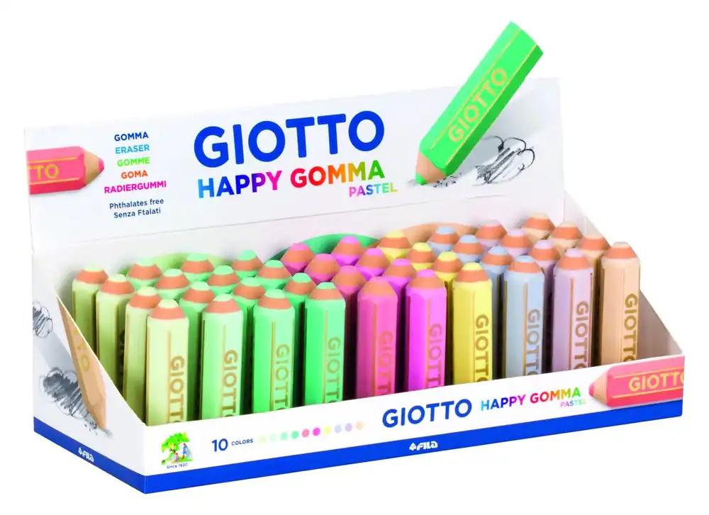 Goma giotto happy gomma pastel forma de lapiz Envío Internacional