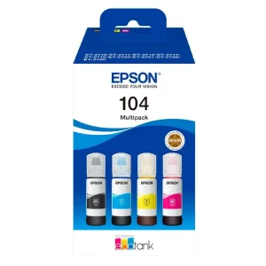 Ink-jet epson /104 4 clr multipack (bk / c / m / y)/ecotank et-2710 / et-2711 / et-2712 / et-2714 / et-2715 Lujoso