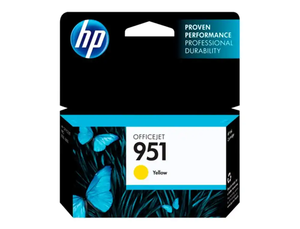 Ink-jet hp inyeccion 951/a7f64a/1000 paginas amarillo Artesanal