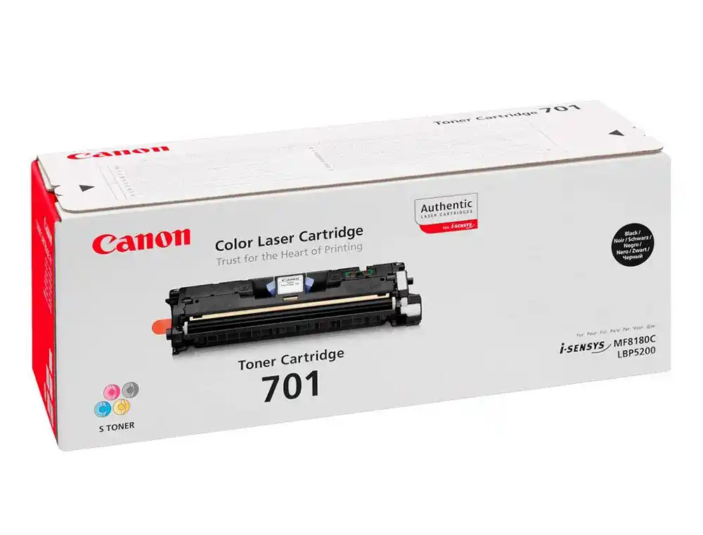 Bestseller Toner canon 701bk lbp5200 mf8100 mf8180 negro