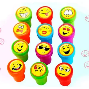 Sello x'stamper emoticono uso escolar expositor de 12 unidades surtidas Certificado