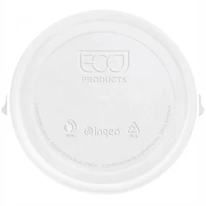 Ocasión Especial Tapa de plastico biodegradable para vaso de 195/220 cc paquete de 100 unidades