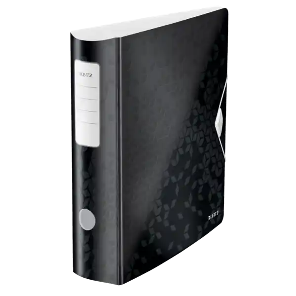 Archivador Leitz Active WOW. Polyfoam. 180º. DIN A4, lomo 82 mm. negro Disponible Ahora