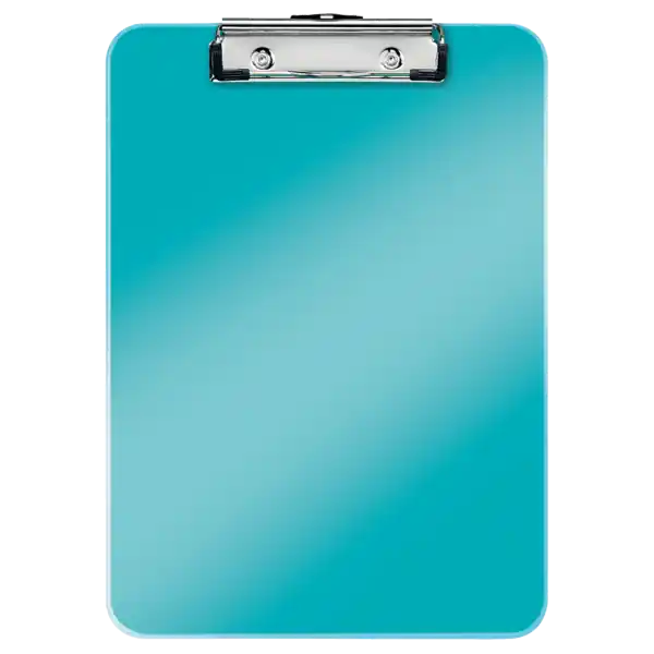 Profesional Carpeta con pinza metálica WOW. Fabricada en PS. DIN A4, turquesa