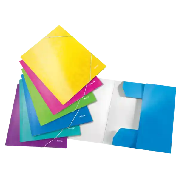 Pack 6 carpetas de 3 solapas WOW. DIN A4. Cartón, surtidos Ocasión Especial