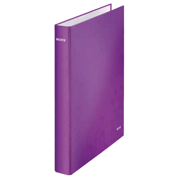 Carpeta anillas Leitz WOW. 4 anillas D 25 mm. DIN A4+ violeta Alta Calidad