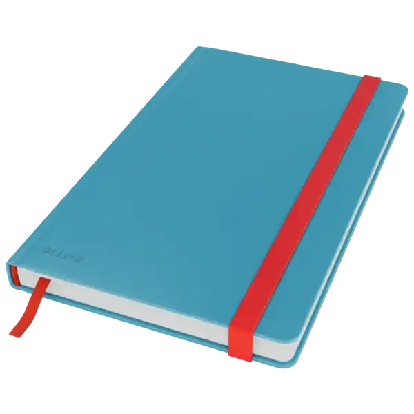 Cuaderno con tapas duras Leitz Cosy, 80 hojas, cuadriculado, DIN A5, azul Favorito De Clientes