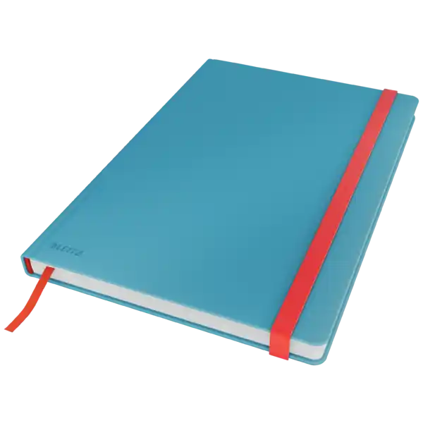 Cuaderno con tapas duras Leitz Cosy, 80 hojas, rayado horizontal, DIN B5, azul Disponible Ahora