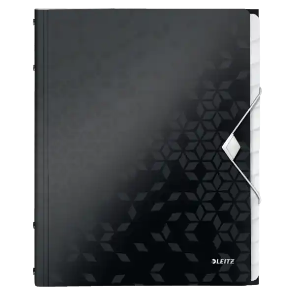 Mejor Calidad Clasificador WOW. PP. 12 separadores. DIN A4, negro