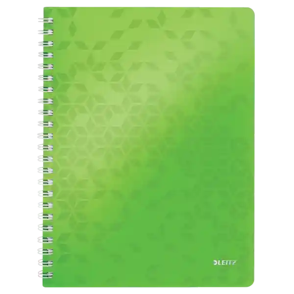 Ordena Ya Cuaderno Wiro Leitz WOW. PP. 80 hojas cuadrícula 5,DIN A4, verde