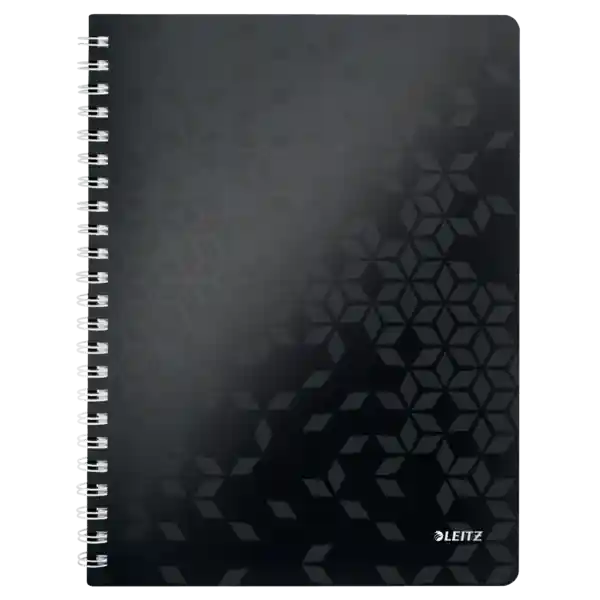 Venta Final Cuaderno Wiro Leitz WOW. PP. 80 hojas cuadrícula 5,DIN A4, negro