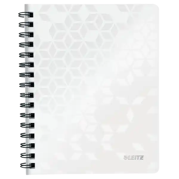 Precio Reducido Cuaderno Wiro Leitz WOW. PP. 80 hojas cuadrícula 5,DIN A5, blanco
