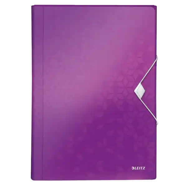 Carpeta acordeón WOW. PP. 6 separadores más 1 extra ancho. DIN A4, violeta Súper Precio