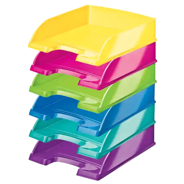 Pago Seguro Bandeja Leitz WOW. Formato vertical, A4, colores surtidos