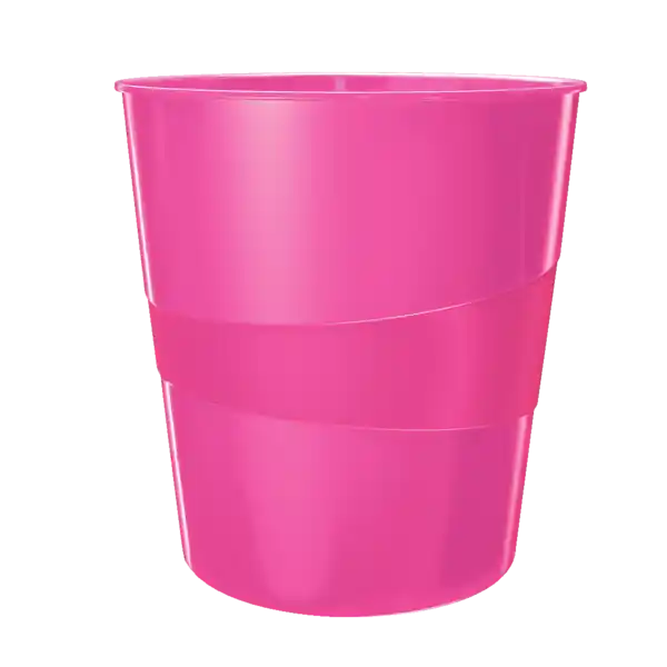 Papelera Leitz WOW. Capacidad 15 litros, fucsia Comprar En Línea
