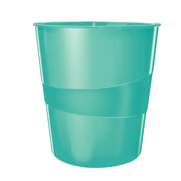 Novedad Papelera Leitz WOW. Capacidad 15 litros, turquesa
