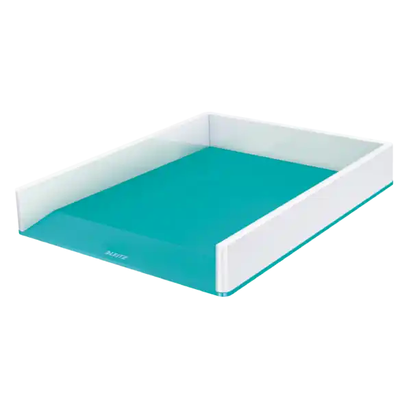 Bandeja Leitz WOW DUAL, turquesa/blanco Tendencia