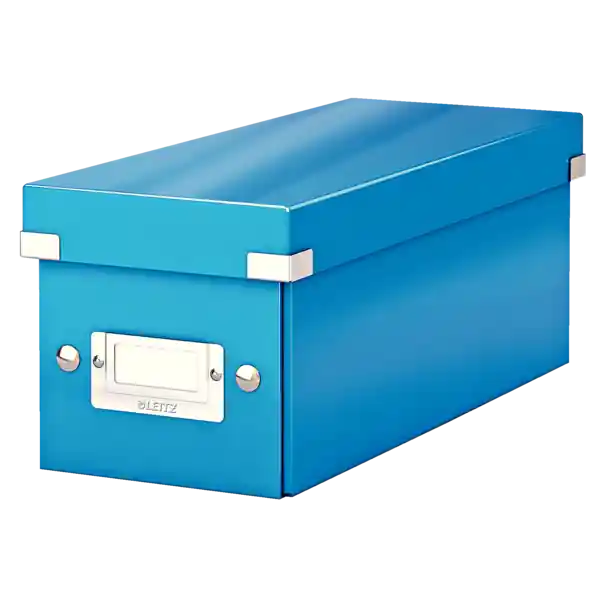 Caja Click & Store CD Box (143x147x352 mm), azul Oferta Limitada
