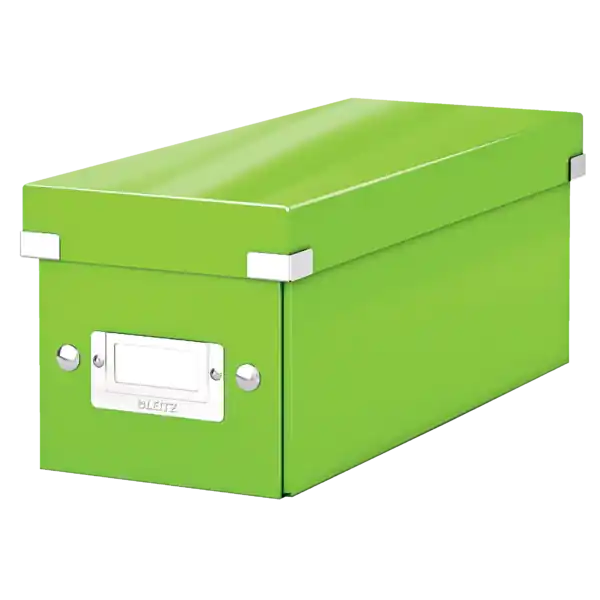 Caja Click & Store CD Box (143x147x352 mm), verde Garantía Incluida