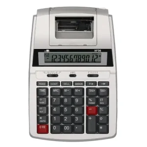 Precio De Fábrica Calculadora liderpapel impresora pantalla papel 57 mm 12 digitos impresion bicolor blanca 235x155x62 mm