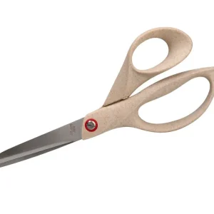 Barato Tijera oficina liderpapel acero inoxidable mango eco material 8" 21,5 cm en blister"