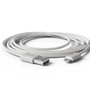 Cable groovy usb-a a micro usb longitud 2 mt color blanco Lujoso