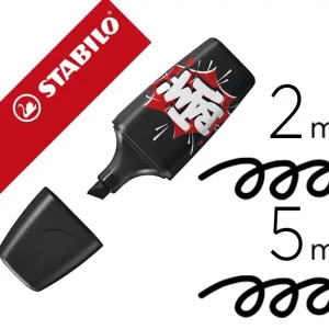 Rotulador stabilo boss mini fluorescente by snooze one negro Oferta
