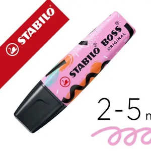 Exclusivo Rotulador stabilo boss fluorescente original pastel by ju schnee fucsia helado