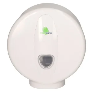 Pago Seguro Dispensador papel higienico bunzl greensource mini jumbo fabricado en abs color blanco