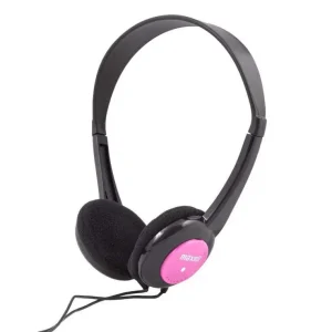 Auriculares maxell infantil diadema jack 3,5 mm longitud cabel 1,2 mt color rosa Envío Exprés
