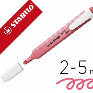 Rotulador stabilo fluorescente swing cool pastel color rosa cerezo en flor Nuevo Modelo