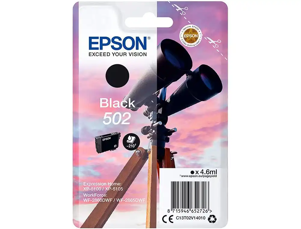 Nuevo Modelo Ink-jet epson singlepack negro 502 ink