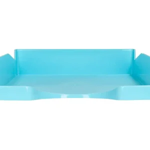 Bandeja sobremesa plastico q-connect celeste opaco 240x70x340mm Ordena Ya