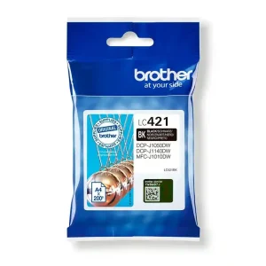 Ink-jet brother lc421bk dcp-j1050dw / dcp-j1140dw / mfc-j10 negro 200 paginas Bestseller
