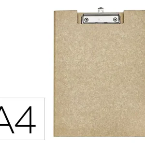 Solo Hoy Portanotas maul balance din A4 carton reforzado 3 mm con pinza color kraft