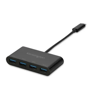 Económico Hub kensington ch1200 usb-c de 10gbps cargador y 4 puertos usb-a 3.2