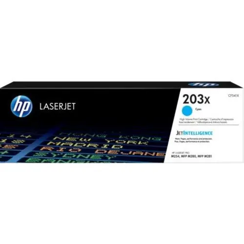 Oferta Cartucho toner Original HP LaserJet 203X cyan de alta capacidad