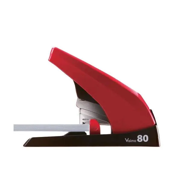 Precio Rebajado Grapadora manual con grapado plano MAX Vaimo 80 roja