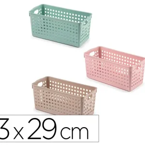 Cesta ordenacion plastiforte atlas nş 1 130x290 mm colores surtidos Popular