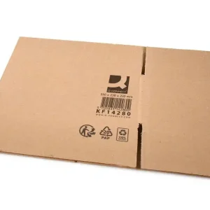 Caja para embalar q-connect americana carton reciclado canal simple 5 mm color kraft 350x250x220 mm Mejor Calidad