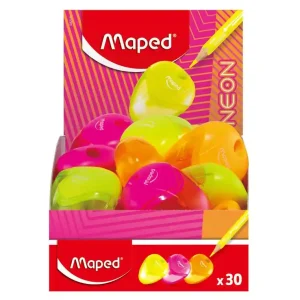 Sacapuntas maped plastico igloo 1 uso neon Últimas Unidades