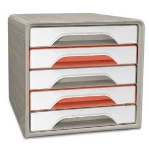 Alta Calidad Fichero cajones de sobremesa cep terra nova 5 cajones smoove colores surtidos 360x288x271 mm