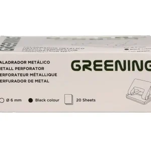 Compra Hoy Taladrador greening metalico negro capacidad 20 hojas