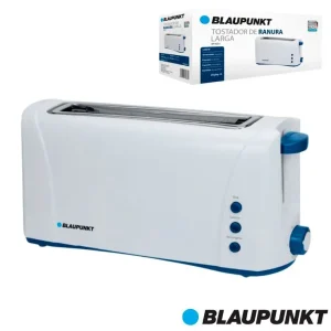 Tostador blaupunkt boca ancha 220v-1000w termostato 6 niveles con boton de parada color blanco Ocasión Especial