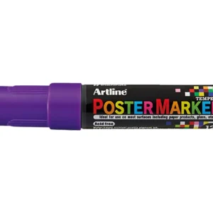 Rotulador artline poster marker epp-12 punta rectangular 12 mm color violeta Última Oportunidad