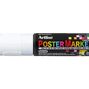 Envío Internacional Rotulador artline poster marker epp-20 punta rectangular 20 mm color blanco